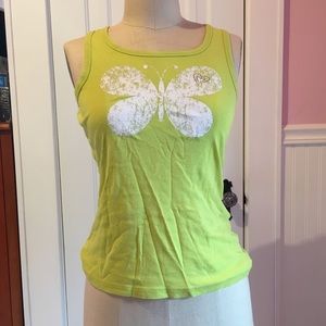 Lime green CHILDREN'S PLACE tank top